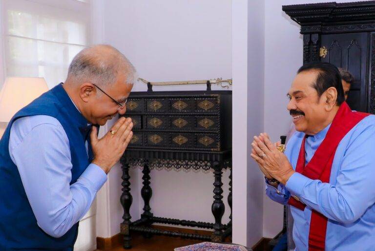 හිටපු ජනපති හා ඉන්දීය මහ කොමසාරිස් අතර හමුවක්!