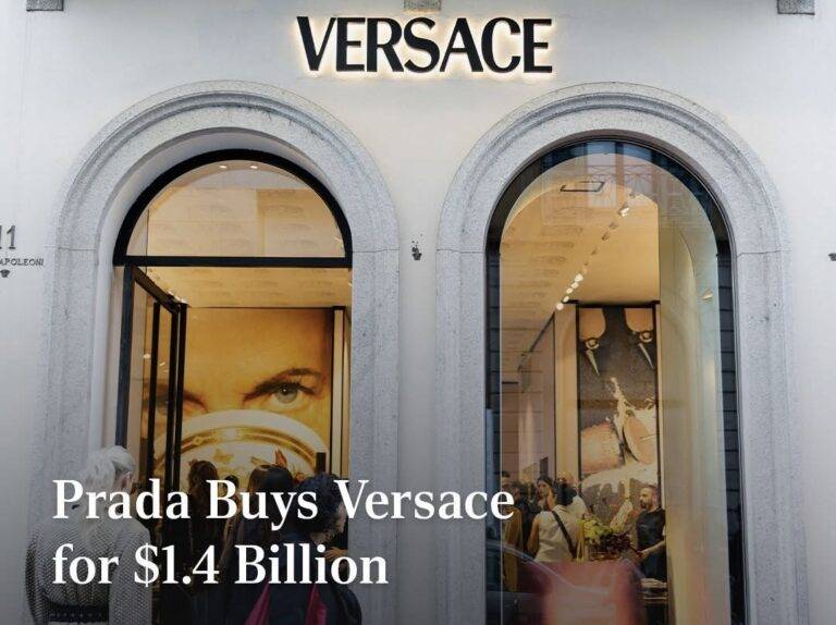 Prada ට අයිති වූ Versace; බ්‍රෑන්ඩ් පෙරළිය!