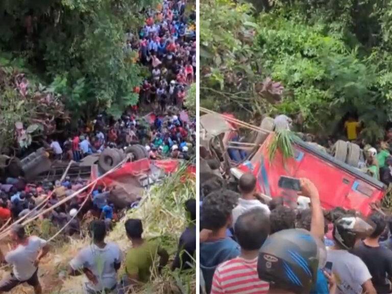 ගැරඬිඇල්ලේ බස් අනතුර ගැන හොයන්න පත්කළ පොලිස් කමිටුව වැඩ අරඹයි!