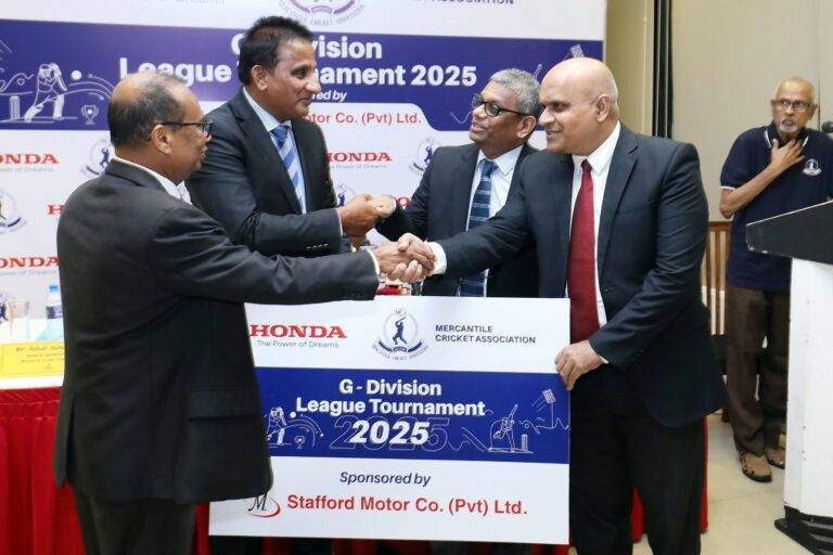 ශ්‍රී ලංකාවේ මංගල ටෙස්ට් තරගයට, පිත්තෙන් සහ පන්දුවෙන් ආරමභය සටහන් කළ ස්ටැෆර්ඩ් මෝටර්ස් වෙතින් වෙළද සේවා ජී කොටසට අනුග්‍රහය