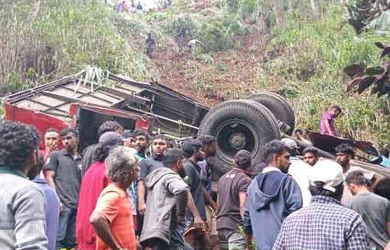 UPDATE : ගැරඬිඇල්ල බස් අනතුරේ මරණ සංඛ්‍යාව තවත් ඉහළට !