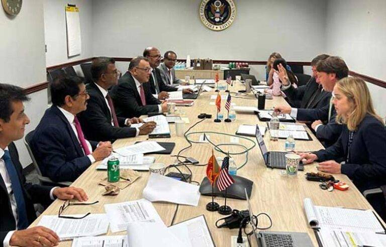 ඇමරිකානු තීරුබදු : ශ්‍රී ලංකා නියෝජිත පිරිස දෙවැනි වටයේ සාකච්ඡා සඳහා සහභාගී වෙයි