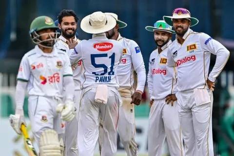 ශ්‍රී ලංකාවට ඉණිමක සහ ලකුණු 78 ක ජයක්ප්‍රභාත්ගෙන් ලකුණු 56 ට කඩුුලු 5 ක්