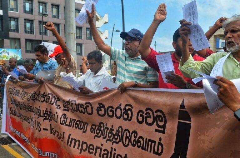 පලස්තීනයේ නිදහස් වෙනුවෙන් ජන අරගල ව්‍යාපාරය කොළඹදී උද්ඝෝෂණයක! (PHOTO STORY)