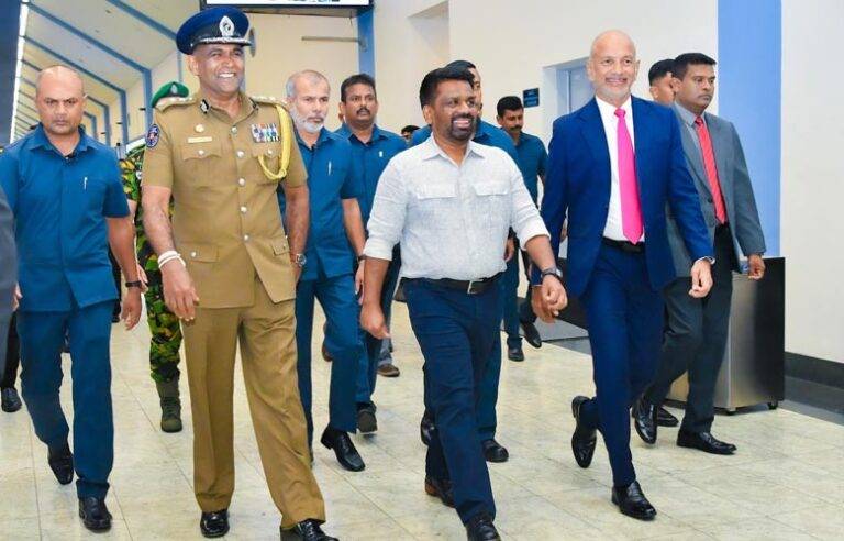 ජනපති අනුර ජර්මනිය බලා පිටව යයි !