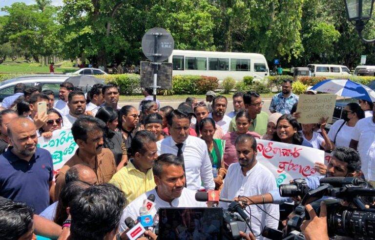 මැර ප්‍රහාරයට ලක්වූ එක්සත් ජාතික පක්ෂ මන්ත්‍රීවරිය වෙනුවෙන් නාමල් පෙරට එයි