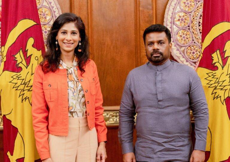 IMF නියෝජ්‍ය කළමනාකාර අධ්‍යක්ෂවරිය සහ ජනපති අතර හමුවක්!