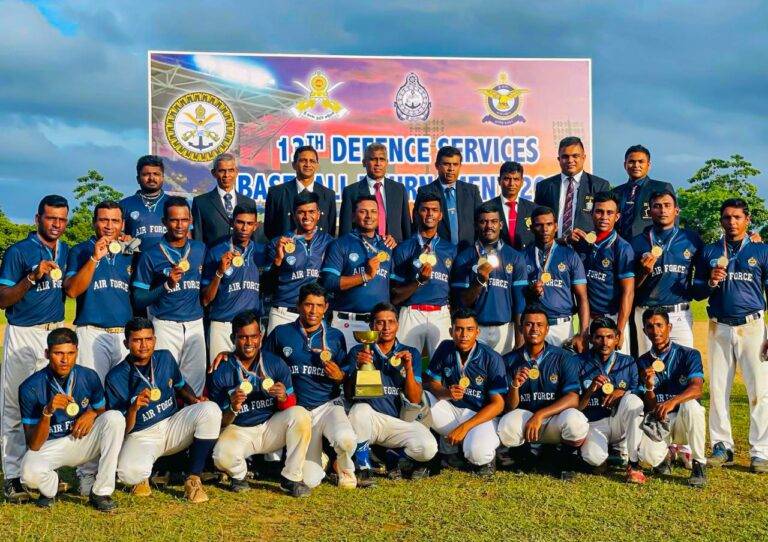 ආරක්ෂක සේවා බේස්බෝල් පිරිමි ශූරතාව ප්‍රථම වරට ගුවන් හමුදාවට