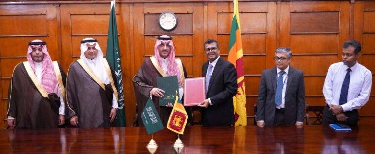 ශ්‍රී ලංකා රජය සහ සෞදි සංවර්ධන අරමුදල (SFD) අතර ද්විපාර්ශ්වික සංශෝධන ණය ගිවිසුමක්!