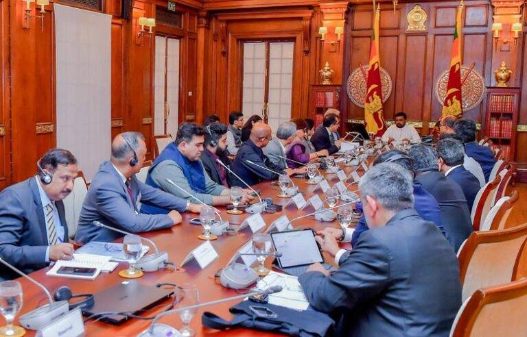 ඉන්දීය කෝටිපති ව්‍යාපාරිකයින් රැසක් ජනපති අනුර හමුවෙයි. බලශක්ති ඇතුළු මෙරට ක්ෂේත්‍ර රැසක ආයෝජනයට අවධානය