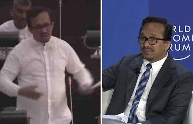 ලෝක ආර්ථික සමුළුවේදී මම කරපු කතාව විකෘති කරලා – ඇමති හඳුන්