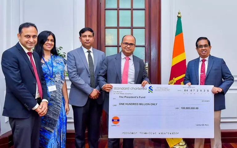 IOC වෙතින් ජනාධිපති අරමුදලට මිලියන 100ක පරිත්‍යාගයක්!