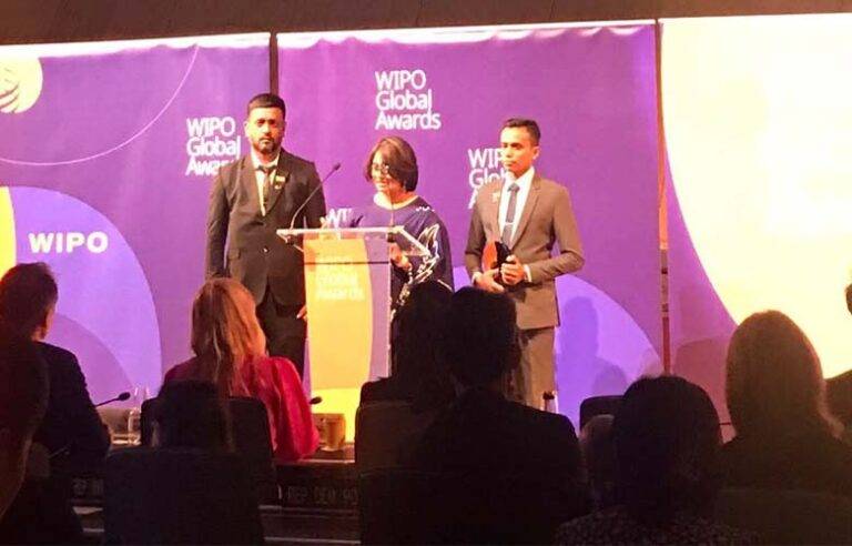 WIPO ජාත්‍යන්තර සම්මාන උලෙළේ පරිසර කාණ්ඩයේ පළමු ස්ථානය ශ්‍රී ලංකාවේ ආචාර්ය නදීශා ඇතුළු කණ්ඩායමට !