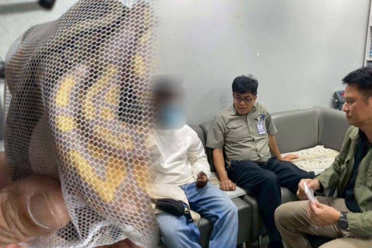 පිඹුරන් යට ඇඳුම්වල සඟවා ගෙන බැංකොක් ගිය ශ්‍රී ලාංකිකයෙක් අත්අඩංගුවට !