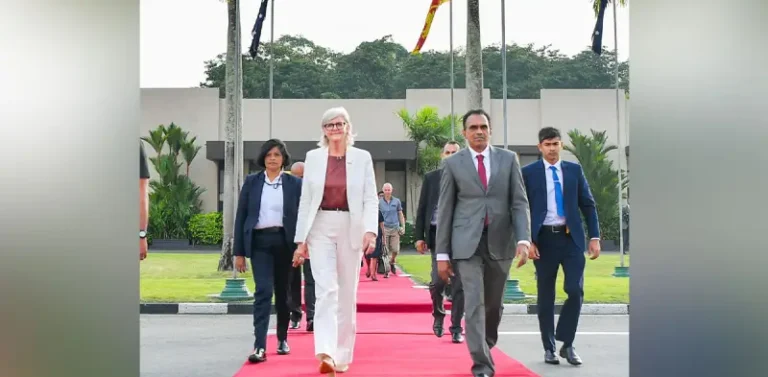 Samantha Joy තෙදින නිල සංචාරය සාර්ථකව අවසන් කරමින් දිවයිනෙන් පිටත්ව යයි!