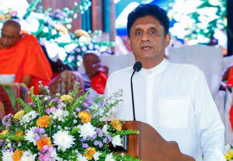 තර්ජන,ගර්ජන සහ මර්දනයට අපි බය නෑ. ප්‍රජාතන්ත්‍රවාදය රැකගන්න නායකත්වය දෙනවා – සජිත්