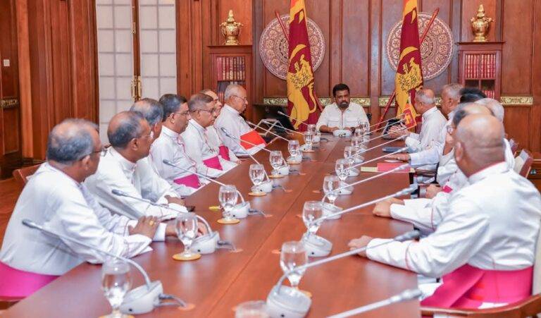 කතෝලික රදගුරු සම්මේලනය ජනපති අනුර හමුවෙයි!