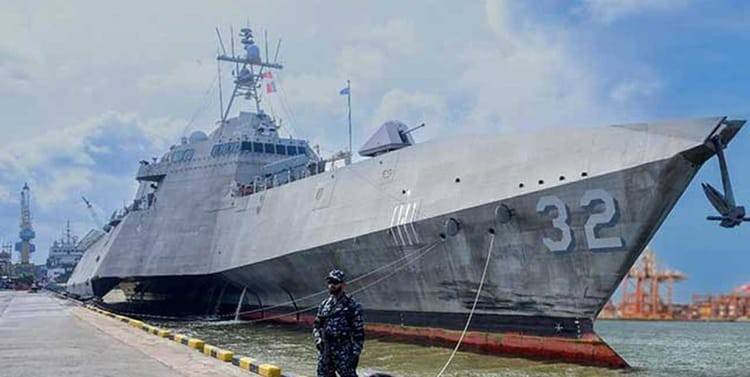 ‘USS Santa Barbara’කොළඹ වරායට..