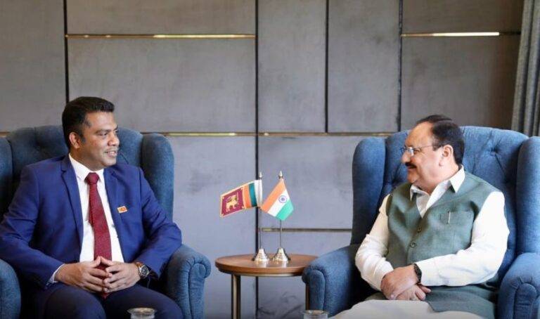 සුව ඇමති ඉන්දීය රජය සමඟ  දෙරටෙහි සෞඛ්‍ය සේවාවන් පිළිබඳ සුහඳ පිළිසඳරක!