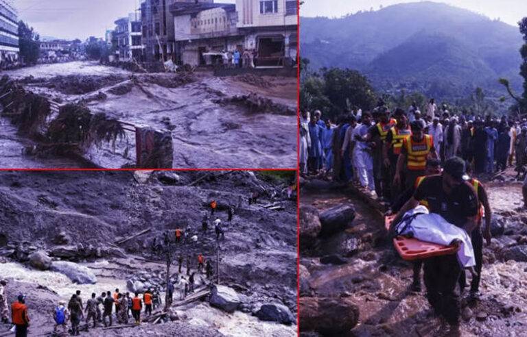 පකිස්ථානයේ ගංවතුර හේතුවෙන් මියගිය සංඛ්‍යාව 320 ඉක්මවයි