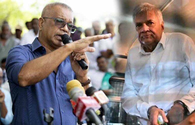 රනිල් ලෙඩ ගෝදාවක්. ආයෙත් දේශපාලනයට ගේන්න බෑ, ඉවරම කළා – ඇමති ලාල්කාන්ත