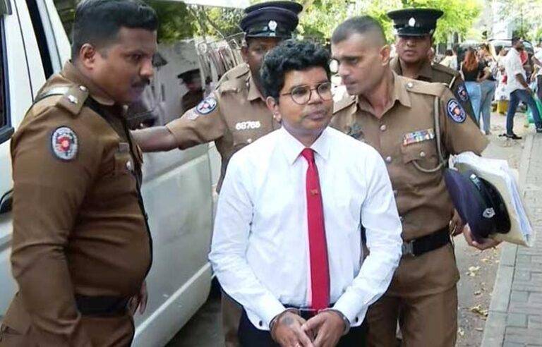 තුසිත හල්ලොලුව රිමාන්ඩ්. වෙඩිතැබිල්ල තුසිතගේම වැඩක් බව පොලීසිය උසාවියට කියයි !