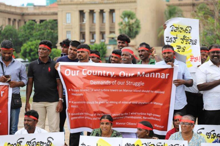 මන්නාරම දූපත රැකගැනීම වෙනුවෙන් අද කොළඹදී මහජන විරෝධයක්! (PHOTOS)