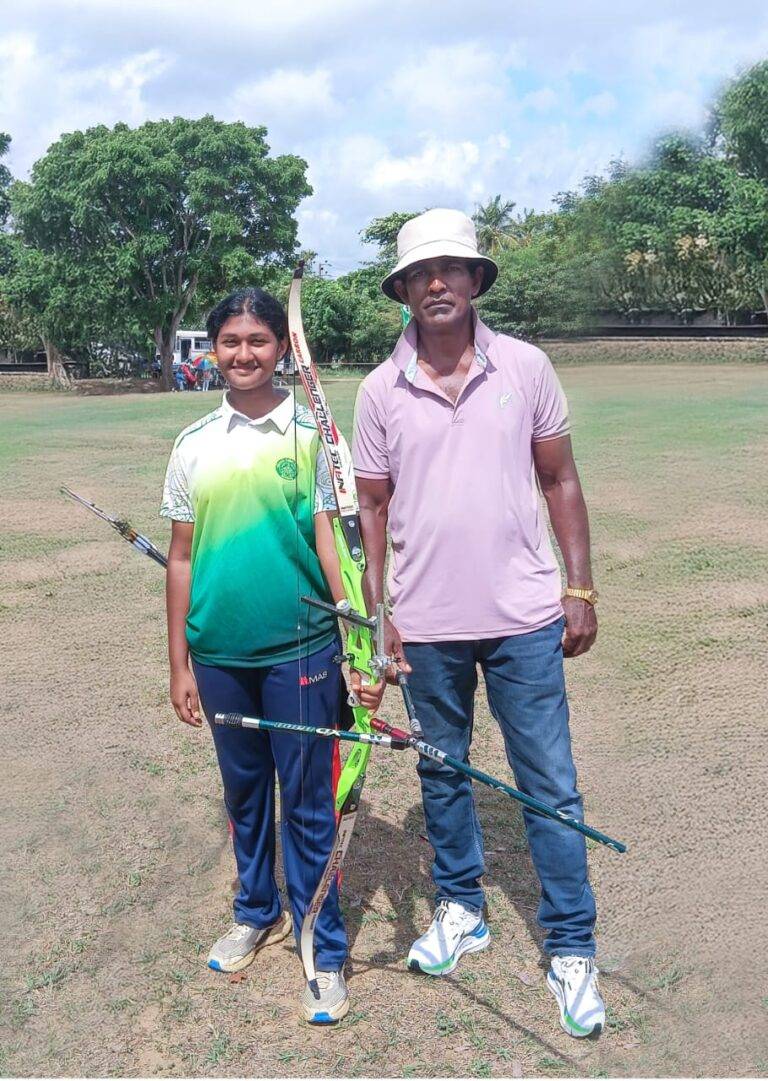 13 හැවිරිදි හසාරාට ජාතික දුනු විදීමේ සූරතාවයක්