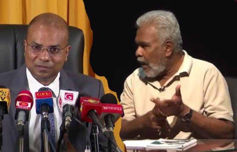අල්ලස් කොමිසමේ අධ්‍යක්ෂ ජනරාල් ජවිපෙ නීති කමිටුවේ හිටපු කෙනෙක්. මං ළඟ තියෙනවා අත්සන් ලේඛන – නන්දන (VIDEO)
