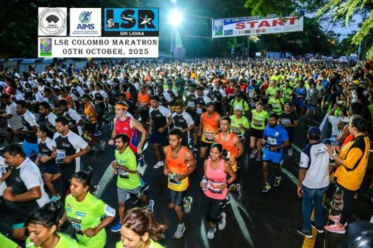 නිහඬතාවය බිඳ යළි හඬ නංවන LSR කළම්ඹු මැරතන් හෙට