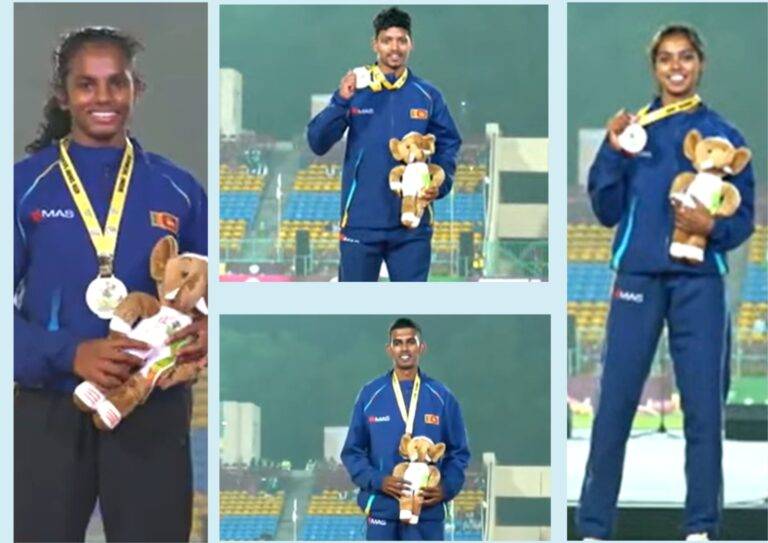 දකුණු ආසියාවේ කාන්තා සහ පිරිමි වේග කිරුළු ශ්‍රී ලංකාවට