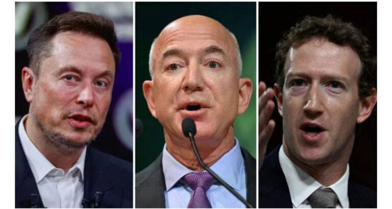 ටෙක් ටයිටන්වරු ගෝලීය ධන ශ්‍රේණිගත කිරීම්වල ආධිපත්‍යය දරද්දී මස්ක් පෙරමුණ