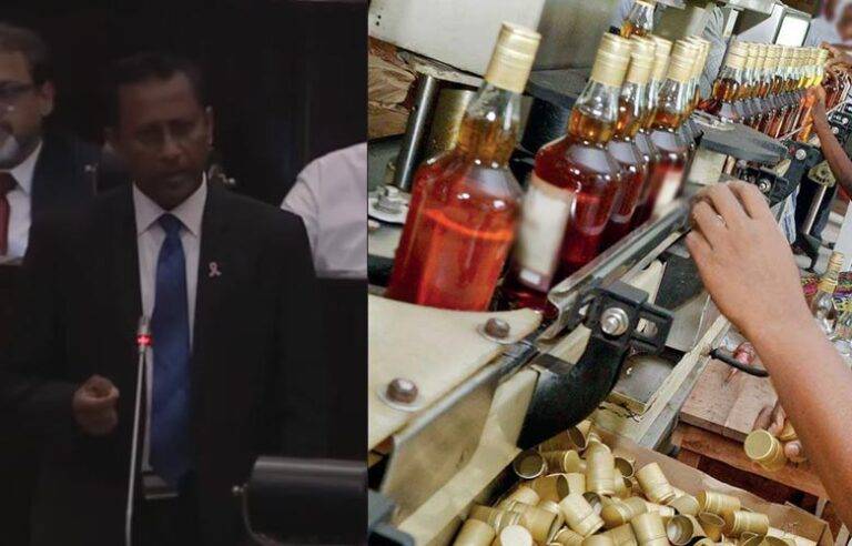 මින් ඉදිරියට නියමිත දින සිට මාසයක් ඇතුළත සුරාබදු නොගෙව්වොත් මත්පැන් නිෂ්පාදන බලපත්‍ර අවලංගුයි – ඇමති නිශාන්ත