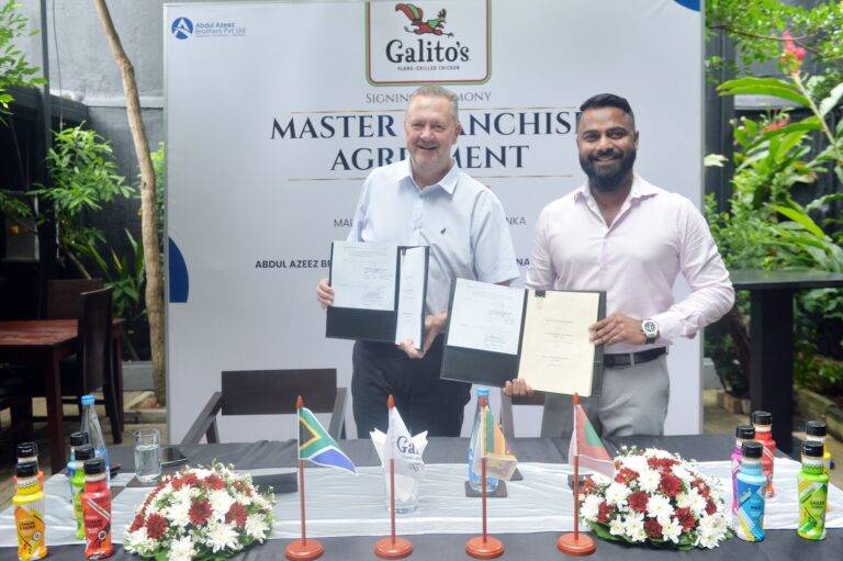 දකුණු අප්‍රිකාවේ ප්‍රියතම ග්‍රිල් චිකන් සන්නාමය ගැලීටෝස් (Galitos) ශ්‍රී ලංකාවට සහ මාලදිවයිනට