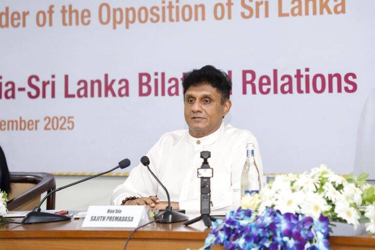 මගේ අපේක්ෂාව 13 බලාත්මක කිරීමයි – සජිත් ඉන්දියාවේදී කියයි