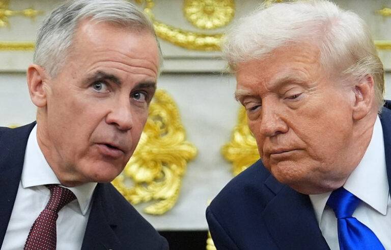 කැනඩා අගමැති මාර්ක් කාර්නි ට්‍රම්ප්ගෙන් පෞද්ගලිකව සමාව අයදී