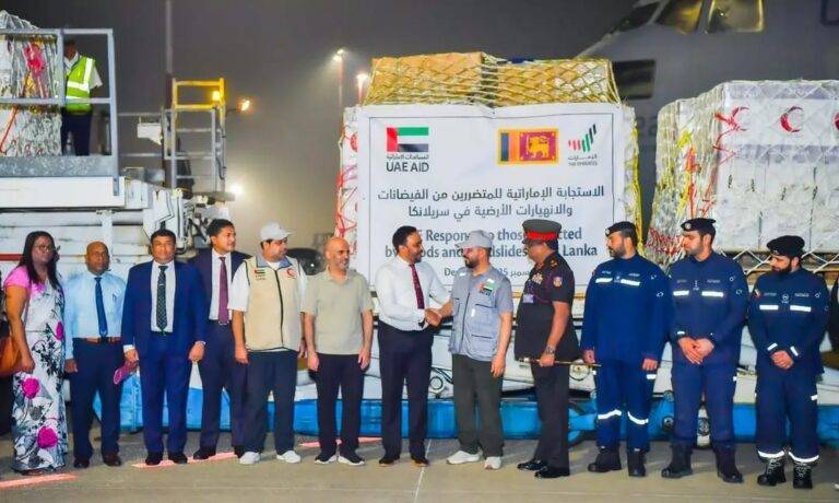 විපතේදී අපිව අත් නොහැරි එක්සත් අරාබි එමීර් රාජ්‍යය!