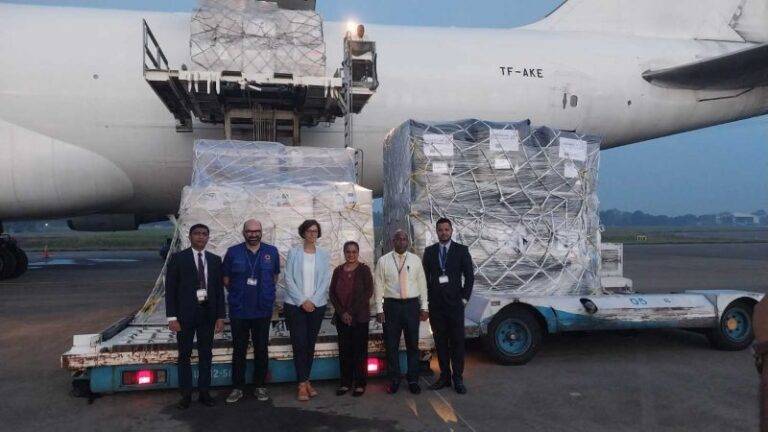 ජර්මනිය සහ ලක්සම්බර්ග් විසින් යුරෝ මිලියන ගණනක  ආපදා ආධාර රැගෙන දිවයිනට!