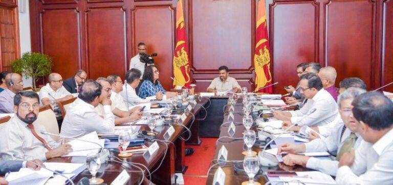 ව්‍යසන කළමනාකරණය සඳහා වූ ජාතික සභාව ජනපති ප්‍රධානත්වයෙන් රැස් වෙයි!