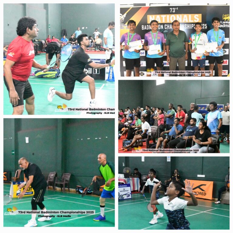 බැඩිමින්ටන් දක්ෂයන්ට වැඩි වෙහෙසක්