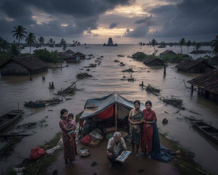 දෙගොඩතලා ගිය මහා ජල කඳින්, බිඳී ගිය කඳු මතින් ආපහු පණ ගැහෙන්න දඟලනවුන්!