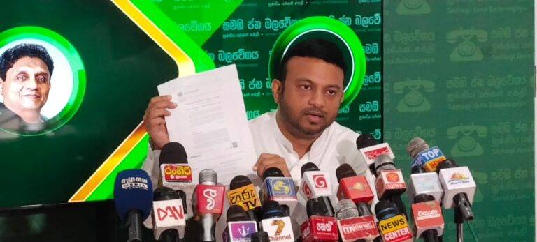 ආණ්ඩුව ජාතික ආපදා කළමනාකරණ සැලැස්ම ක්‍රියාත්මක නොකළ බවට විපක්ෂයෙන් චෝදනා!