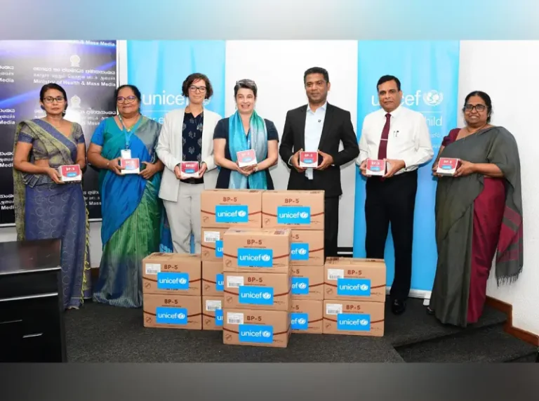 යුනිසෙෆ් සංවිධානය විසින් දිට්වා සුළි කුණාටුවෙන් පීඩාවට පත් දරුවන්ට සහන!