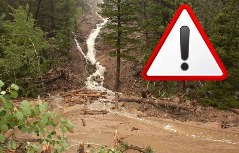 නායයෑම් පිළිබඳ විශේෂ අනතුරු හැඟවීමේ නිවේදනයක්