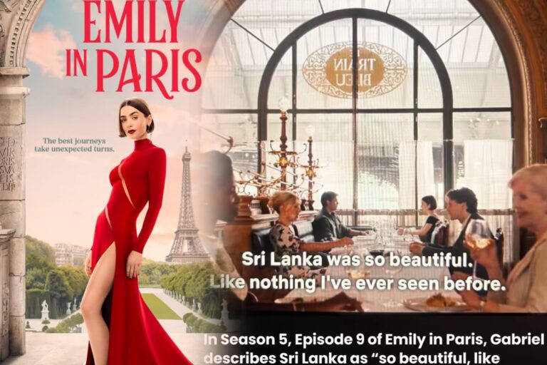 Emily in Paris නවතම කතා මාලාවෙහි එක් තැනක, ශ්‍රී ලංකාව ගැනත් කතා බහක්!