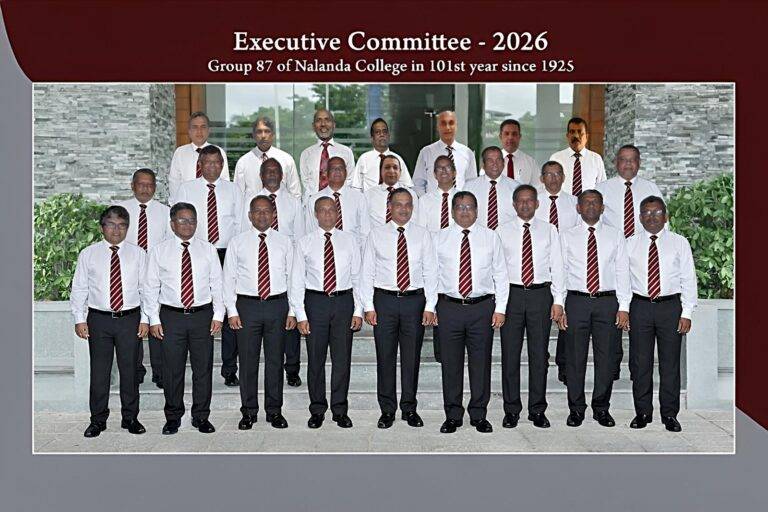 වසර 101 සපිරෙන නාලන්දා විද්‍යාලයේ 87කණ්ඩායම රැස්වෙයි!