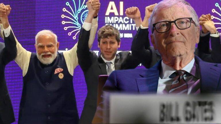 බිල් ගේට්ස් ඉන්දීය AI සමුළුවෙන් ඉවත් වෙයි; සංවිධානාත්මක අඩුපාඩු සම්බන්ධයෙන් පැමිණි අයවලුන්ගෙන් අප්‍රසාදයත්!