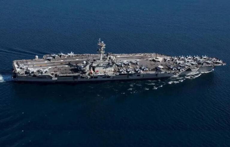 USS ඒබ්‍රහම් ලින්කන් යුද නෞකාවට ළඟා වූ ඉරාන ඩ්‍රෝන යානයක් වෙඩි තබා බිම හෙලූ බව ඇමරිකාව කියයි