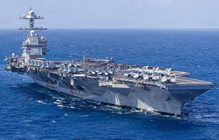 ට්‍රම්ප් දෙවන විශාලතම ගුවන් යානා ප්‍රවාහන නෞකාවත් මැදපෙරදිගට යවයි