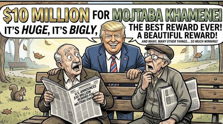 මොජ්තාබා කමේනි ගැනයි අනෙක් බර අතු ගැනයි තොරතුරක් දුන්නොත්, ඔන්න! ඇතෙක් බරට වස්තුව දෙනවලු ඇමරිකාවෙන්!